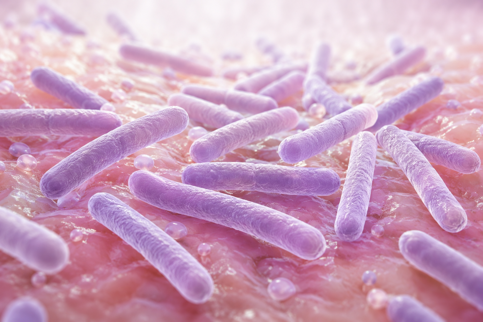 Lactobacillus Crispatus — visualizzazione microscopica 3D